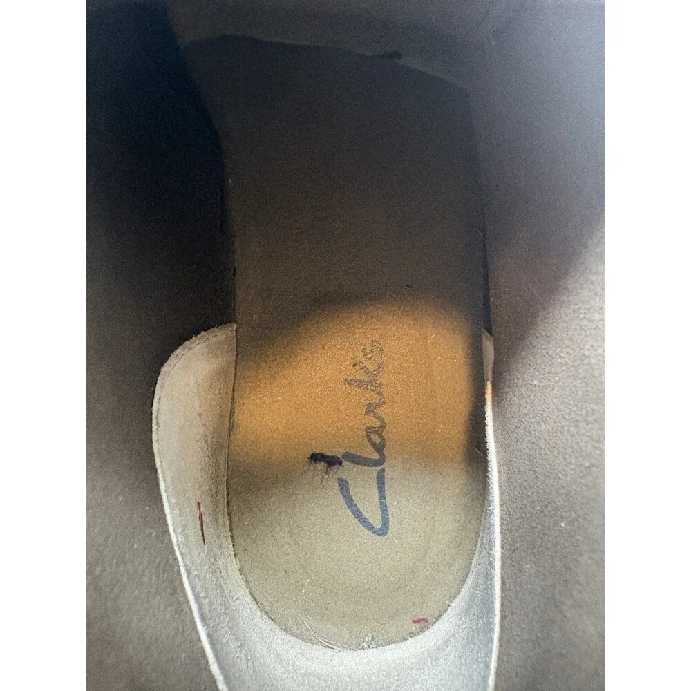 Clarks Bushacre 2 Chukka Boots Mens 11 Tan Suede Ankle Lace Up Shoes